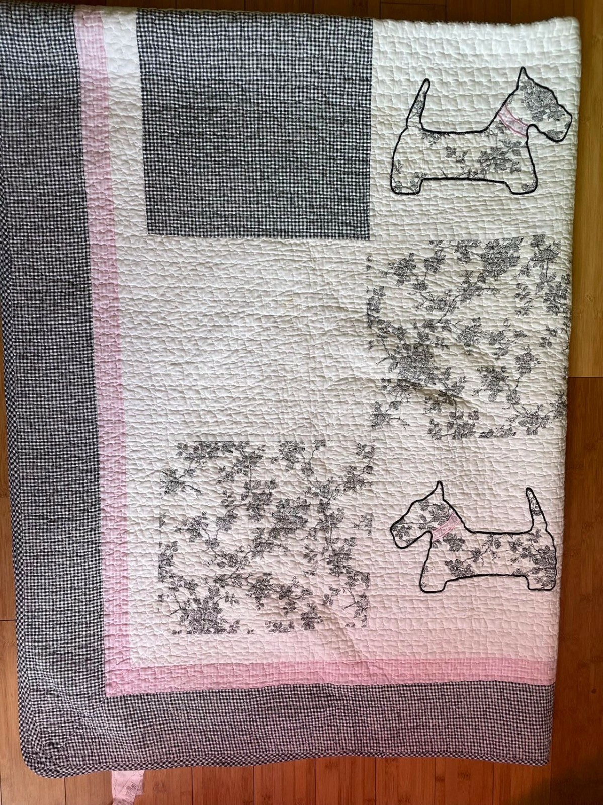 vintage quilts handmade 100% cotton size 64