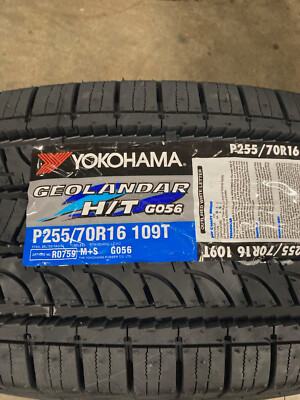 4 New 255 70 16 Yokohama Geolandar H/T G056 Tires | eBay
