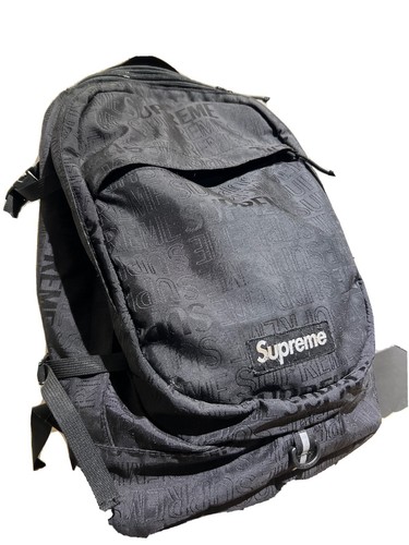【Supreme】backpack 19ss Black Supreme Backpack SS19 Black | eBay