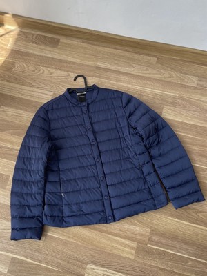 MaxMara Weekend Light Padding Down Jacket Blue Navy Size UK14/US12