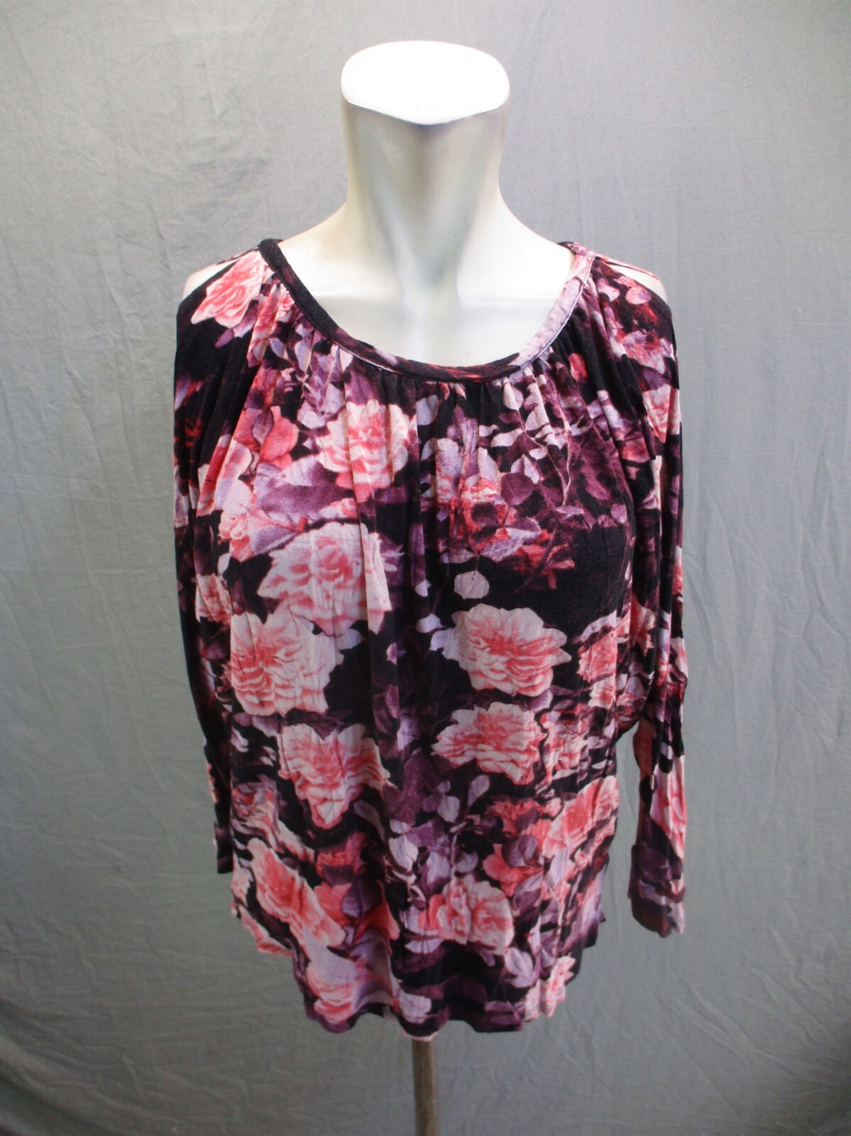 JENNIFER LOPEZ トップス Jennifer Lopez Size L Womens Floral Long Sleeve Casual Wear