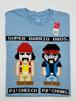 Super Barrio Bros. Men s Blue Shirt Size S