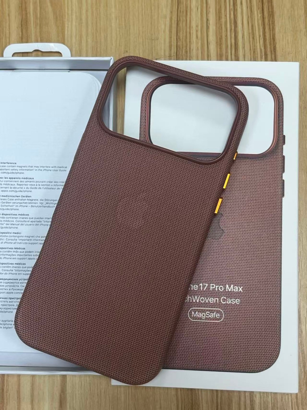 For iPhone 17 Pro Max 17 Pro TechWoven Case with MagSafe Blue