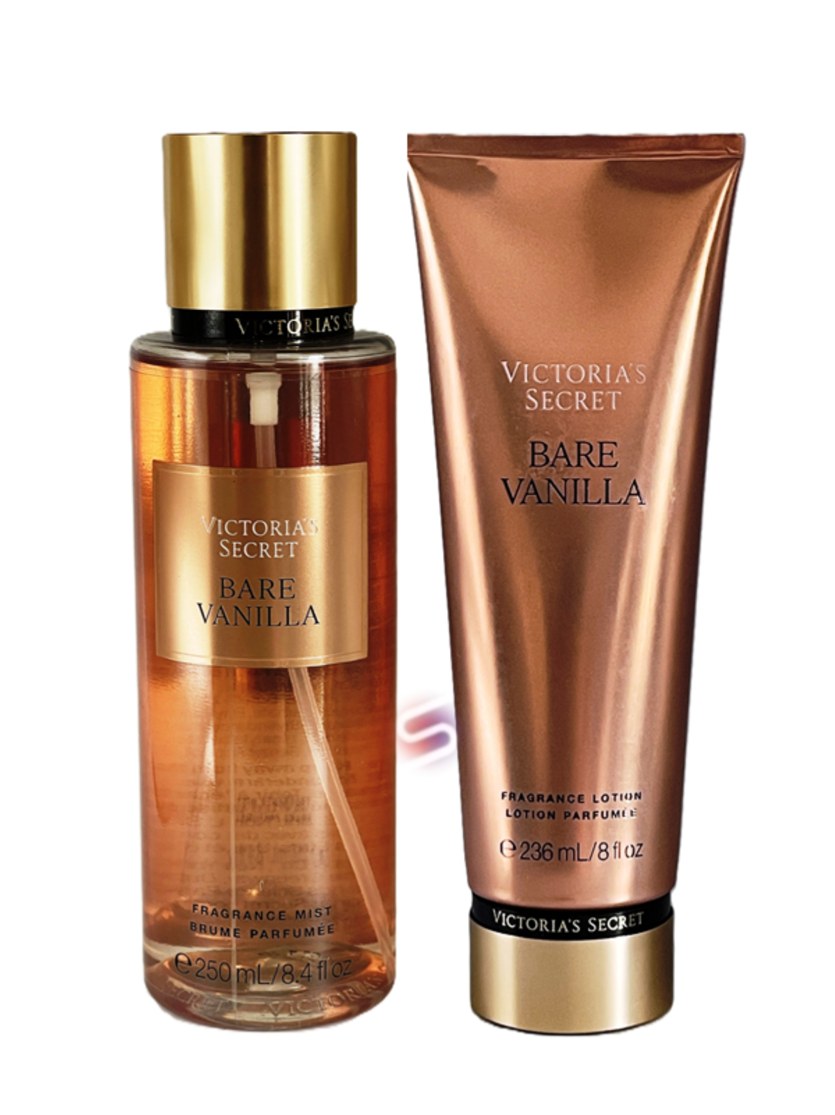 Victoria's Secret New! Bare Vanilla Mist + Lotion Set 250ml