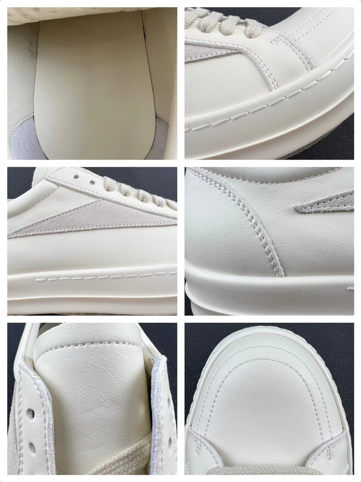 RICK OWENS RICK OWENS SHOES BROWN BRAND NEWCREAM WHITE