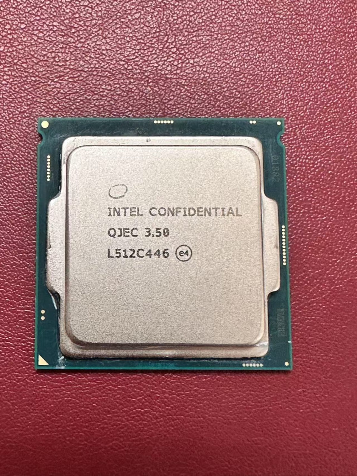 CPU intel CONFIDENTIAL QH8G ES 2.20 USA The Story of The Cheap 