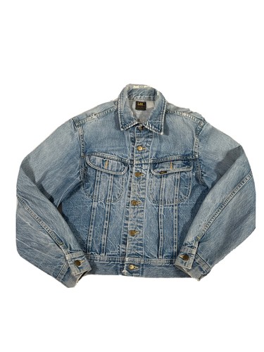 Vintage Lee Denim Jean Jacket Sanforized 153438 Union Made Vintage Lee Denim Jean Jacket Sanforized 153438 Union Made