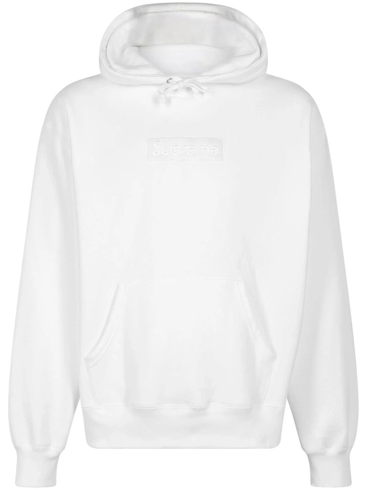 Supreme Box Logo Hooded Sweatshirt White (FW23) - Size Small