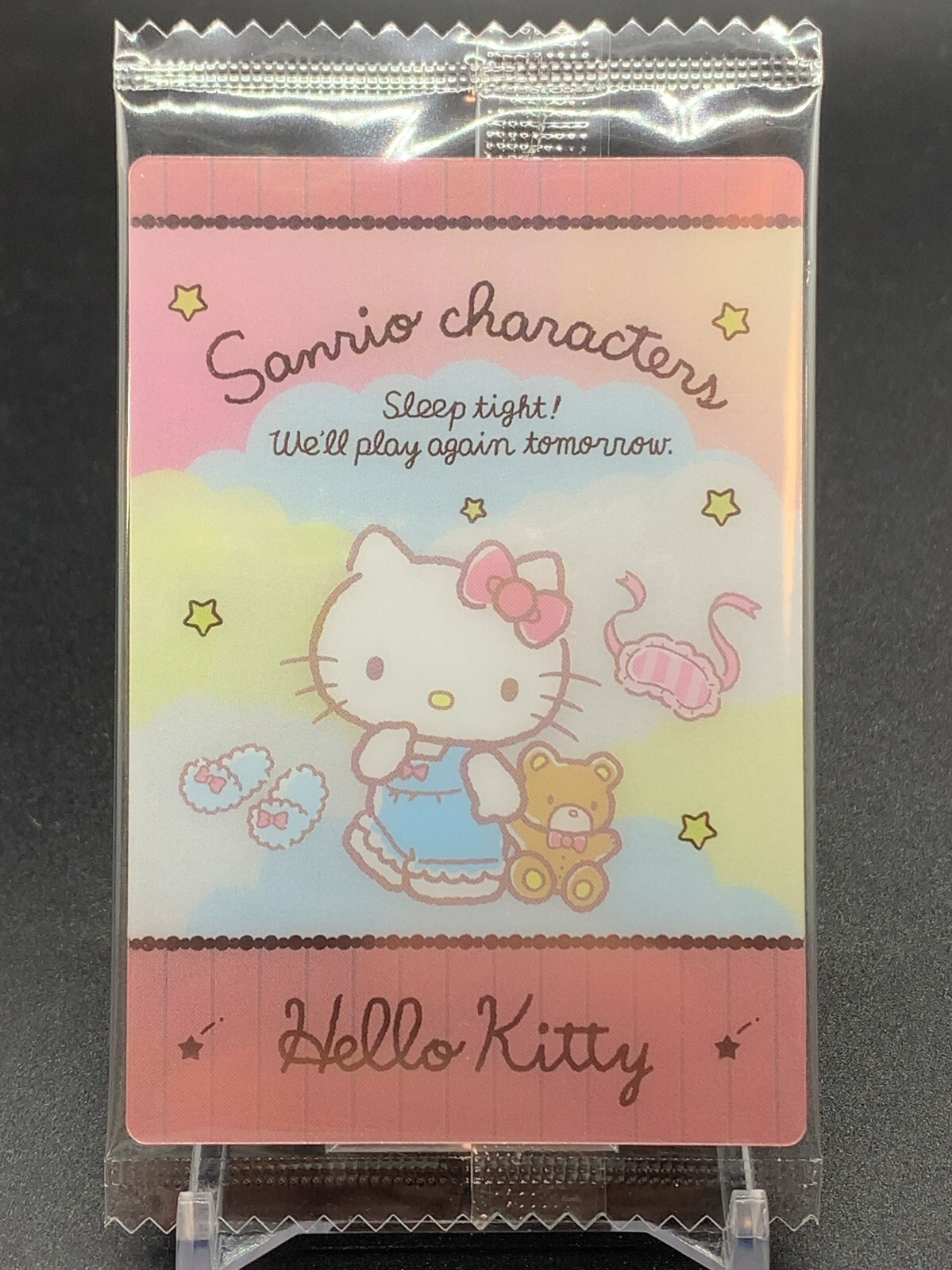 ハローキティ　プリネーム専用カード1　1BOX　BANDAI Hello Kitty 01 Sanrio Sleep Tight Card Wafer Bandai 2022