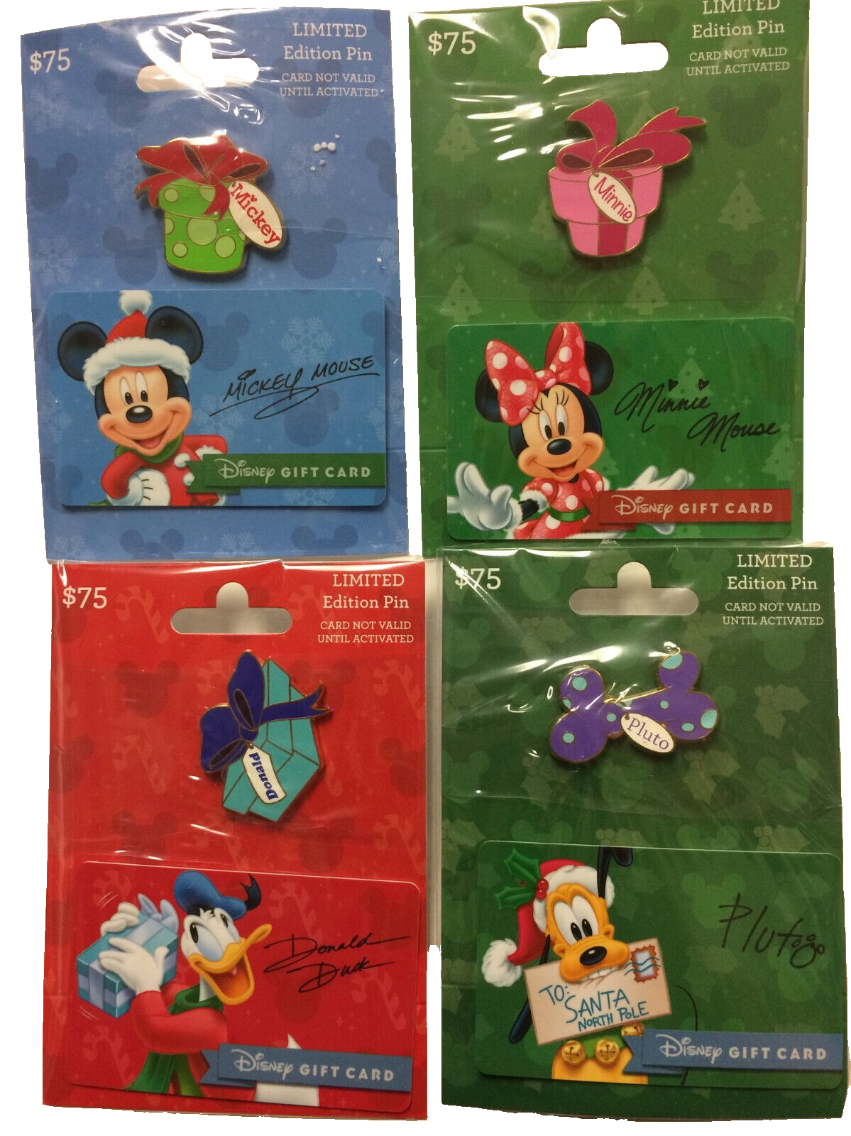 【ミッキー！】 Disney Park 2015 Mickey Minnie Donald Pluto Christmas