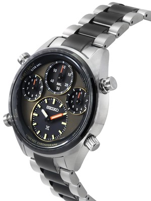 Pre-owned Seiko Prospex Speedtimer Limited Edition Chronograph Sfj005p1 100m Mens Watch