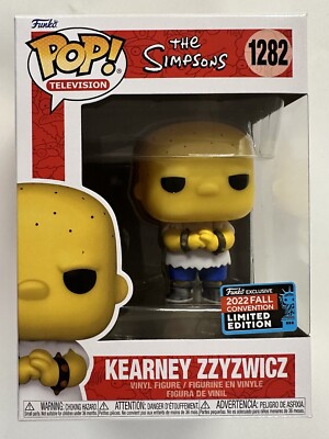 Funko Pop! Television Kearney Zzyzwicz #1282 Simpsons NYCC 2022 Fall Exclusive
