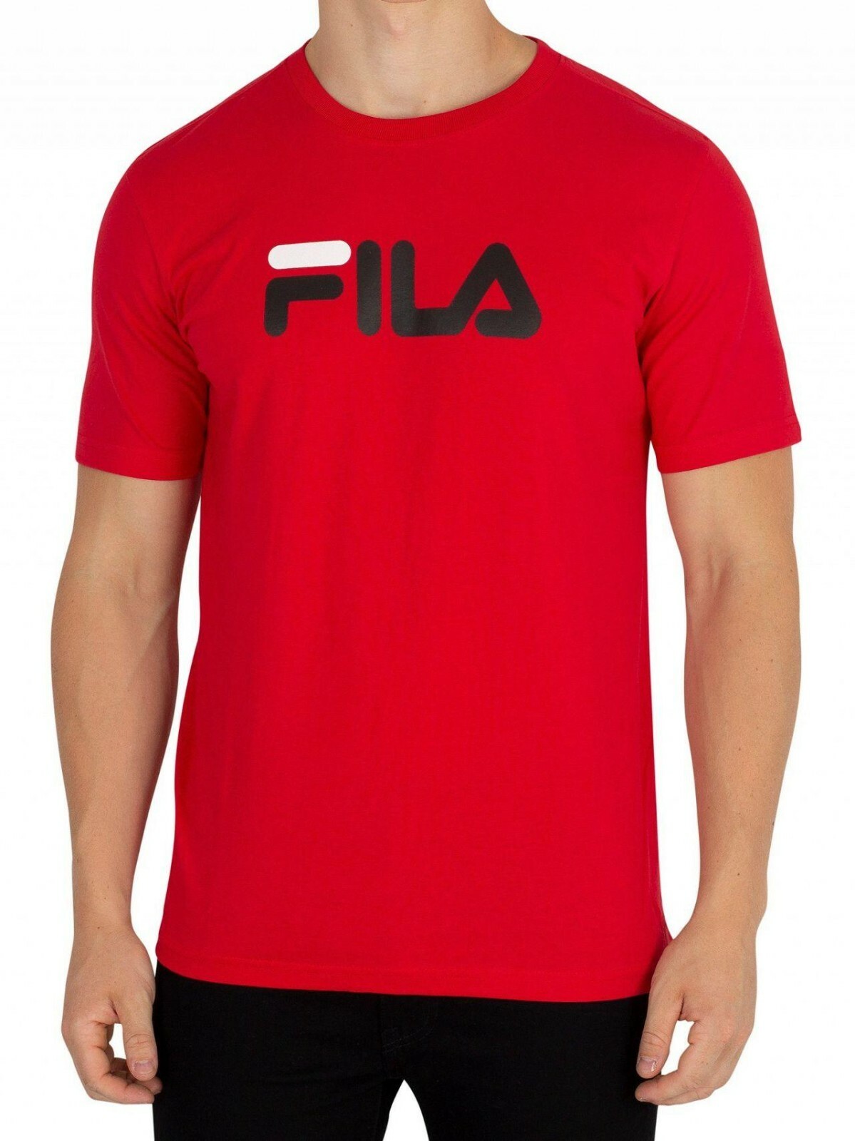Fila Men Crew neck Eagle Logo Cotton Jersey Basic T shirt