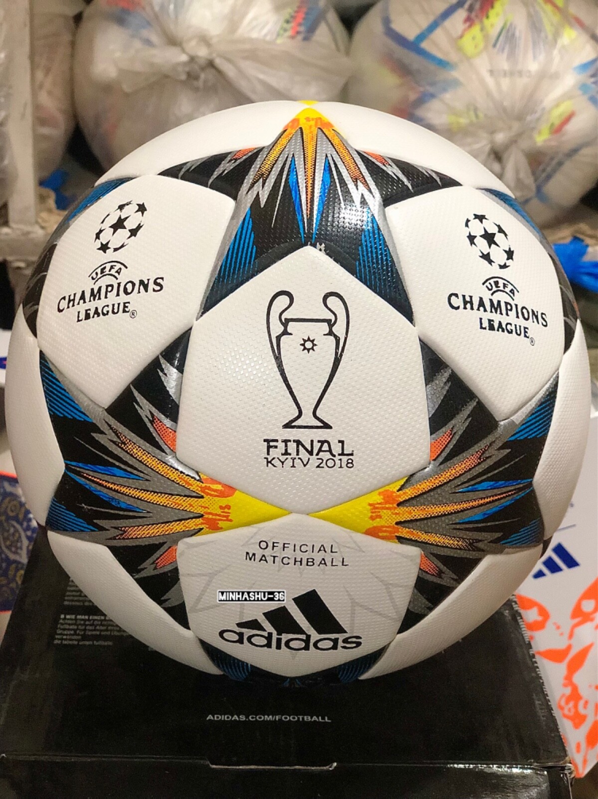 Adidas UEFA Finale Kyiv final match ball of Champions League Adidas UEFA Finale Kyiv final match ball of Champions League