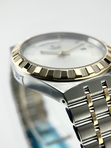 Pre-owned Tudor 2023  Royal Silver Dial Two Tone Steel & Gold Men's Watch W/ B&p