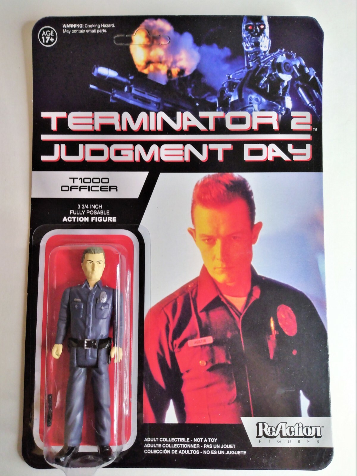 Funko ReAction Terminator 2 Judgment Day T1000 Officer