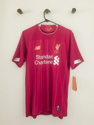 new balance liverpool fc 1920 home red soccer jersey football shirt mt930000hme 254541036547