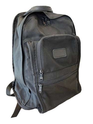TUMI Black Ballistic Nylon Briefpack Backpack  Made in USA
