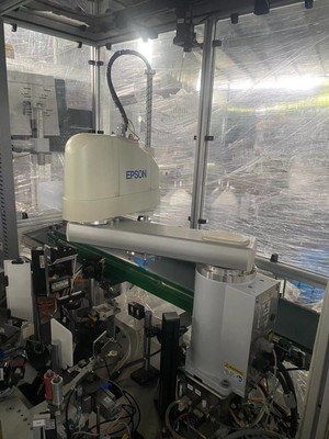 SEIKO EPSON G6-653S ROBOT WITH CONTROLLER RC180.
