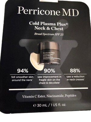 Perricone MD Cold Plasma Plus+ Neck  Chest Broad Spectrum SPF25 30ml AUTHENTIC