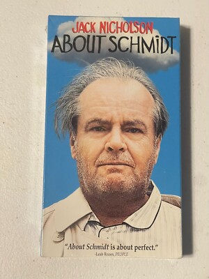 About Schmidt (VHS, 2003) Sealed Jack Nicholson