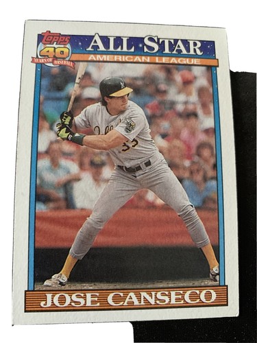 Jose Canseco  1991Donruss Elite含む3枚セット Jose Canseco 1991Donruss Elite含む3枚セット