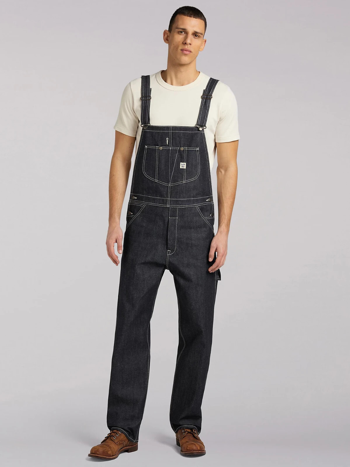 LEE 101 in Dry Raw Selvedge Hemp Japan Denim Men's Relaxed LEE 101 in Dry Raw Selvedge Hemp Japan Denim Men's Relaxed