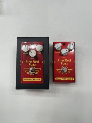 Mad Professor Fire Red Fuzz Distortion Guitar Effect Pedal + Mad Professor Fire Red Fuzz Distortion Guitar Effect Pedal +