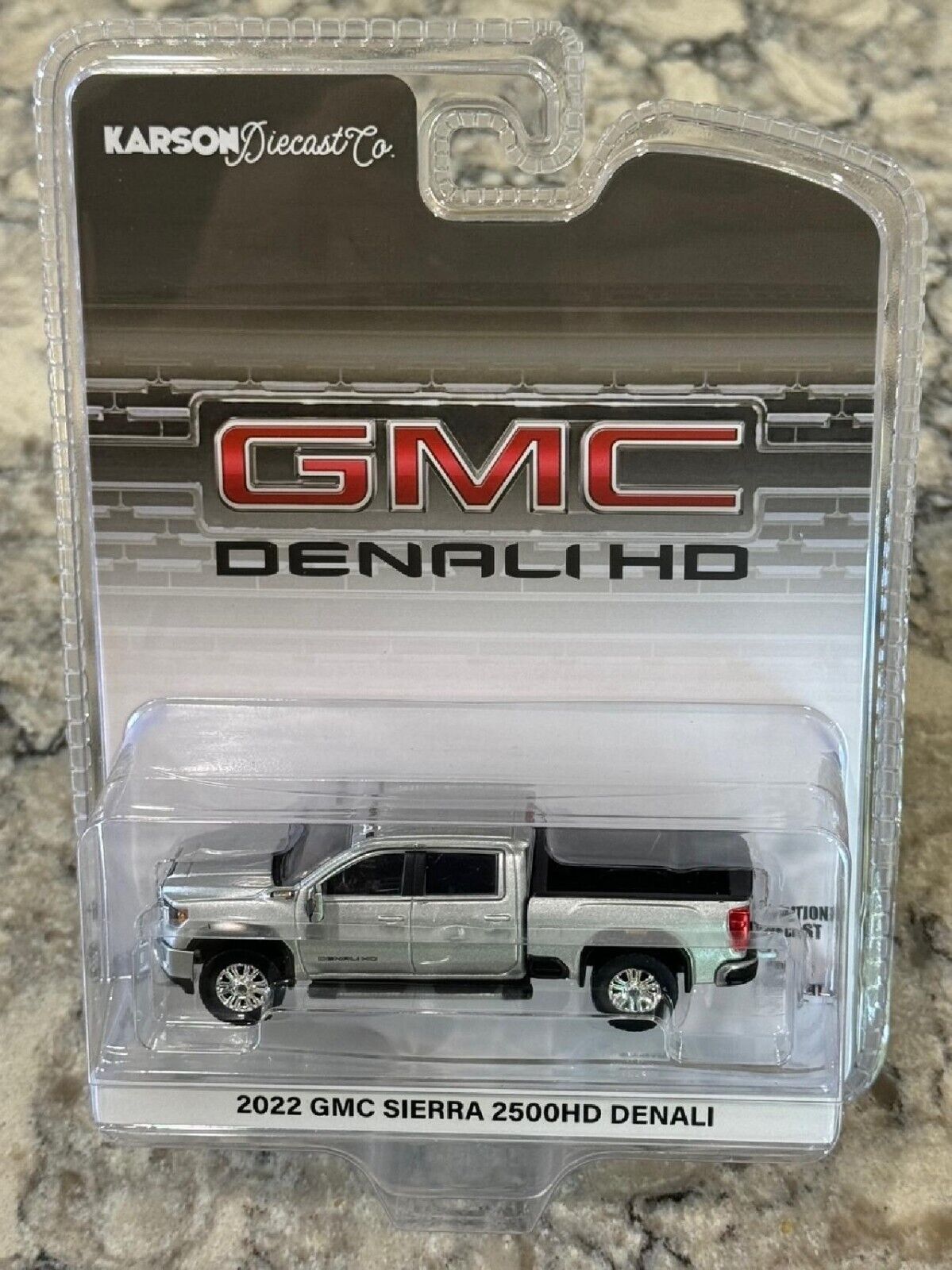 1/64 2022 GMC Sierra 3500HD Pro Dually, Onyx Black, Karson