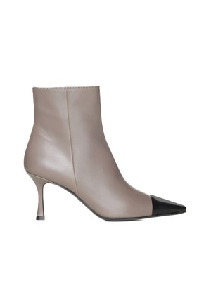 Pre-owned Roberto Festa Boots In Lime Stone Fondo Nero