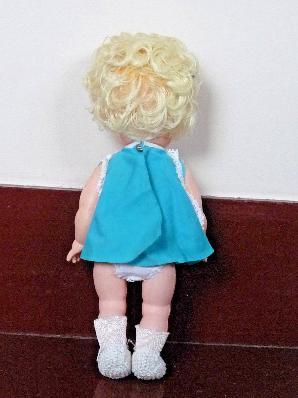 11 Inch Unidentified Little Blonde Girl Doll
