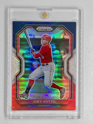 2021 Panini Prizm #221 Joey Votto Cincinnati Reds Red White