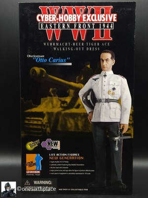 WWII ドイツ軍　Cyber-Hobby Otto Carius 1:6 Dragon Cyber-Hobby WWII German Commander Oberleutnant