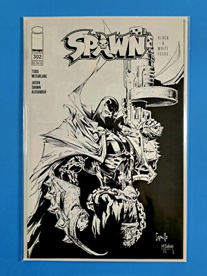 Spawn #302 Image (2020) Black & White Sketch Variant McFarlane Capullo NM-/NM 