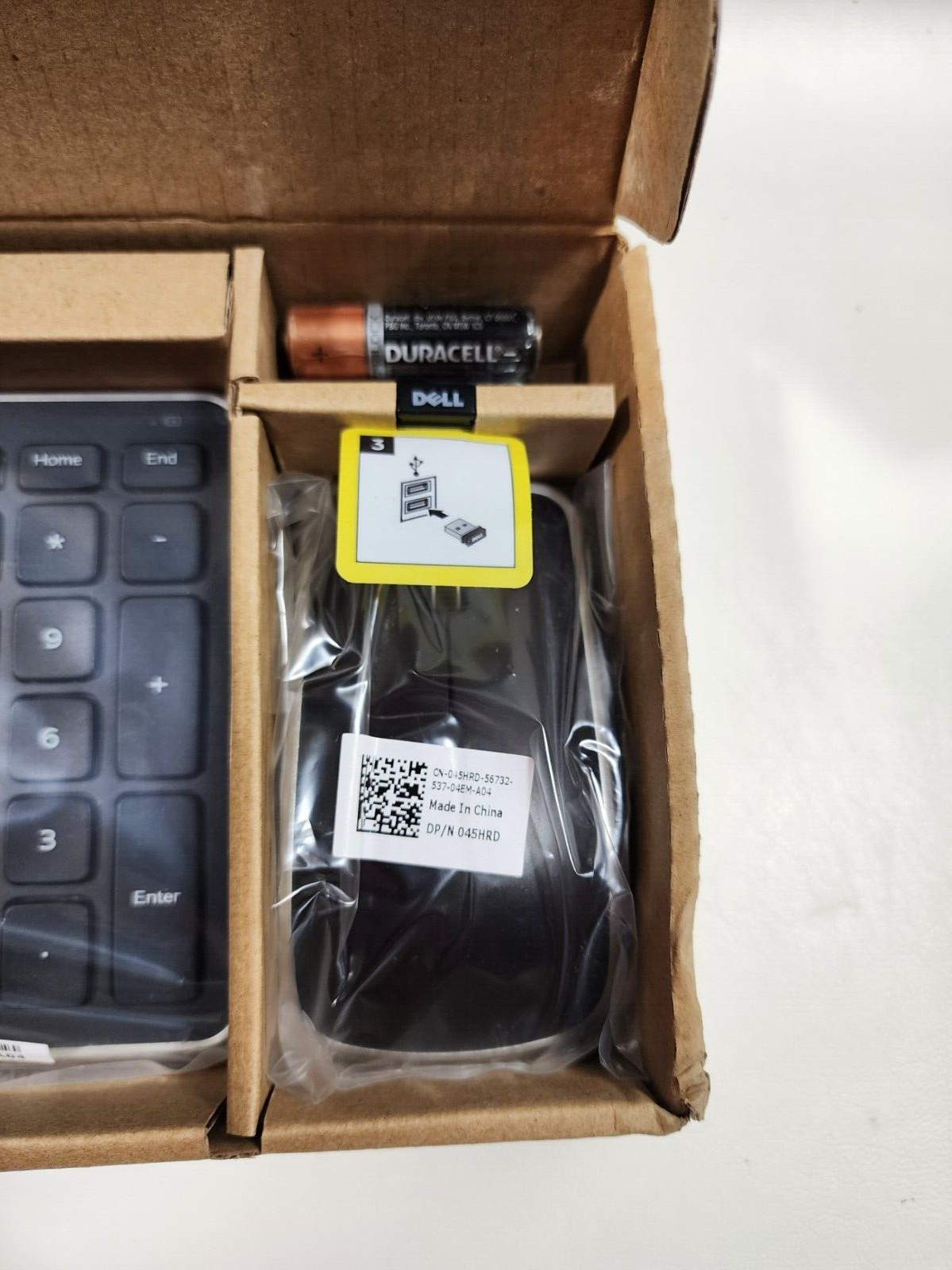 Brand New Open Box Dell KM714 Wireless Keyboard and Mouse Combo