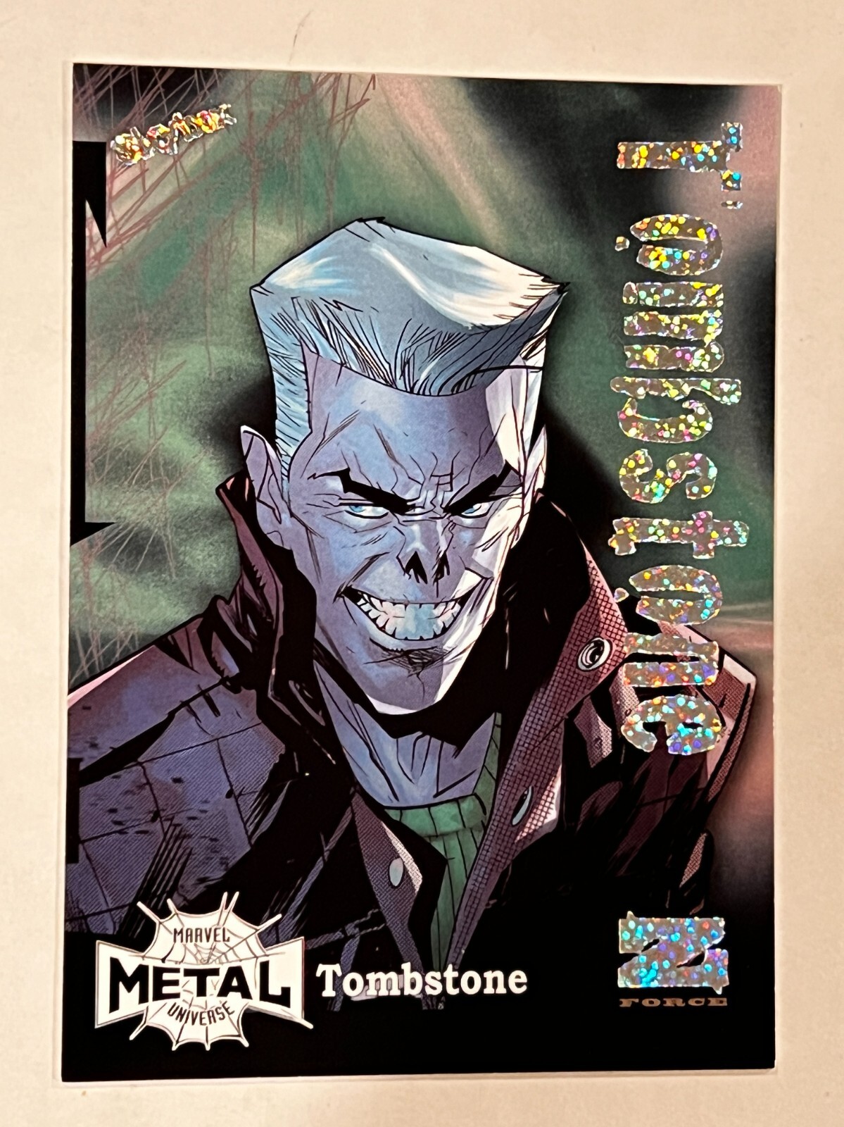 2022 Marvel Metal Universe Spider-Man Z-FORCE Z-45 Tombstone