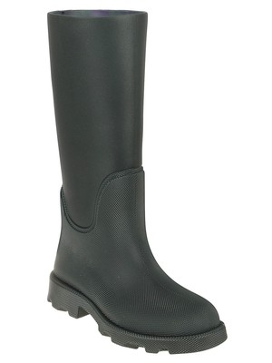 Pre-owned Burberry Marsh High Boots In Green