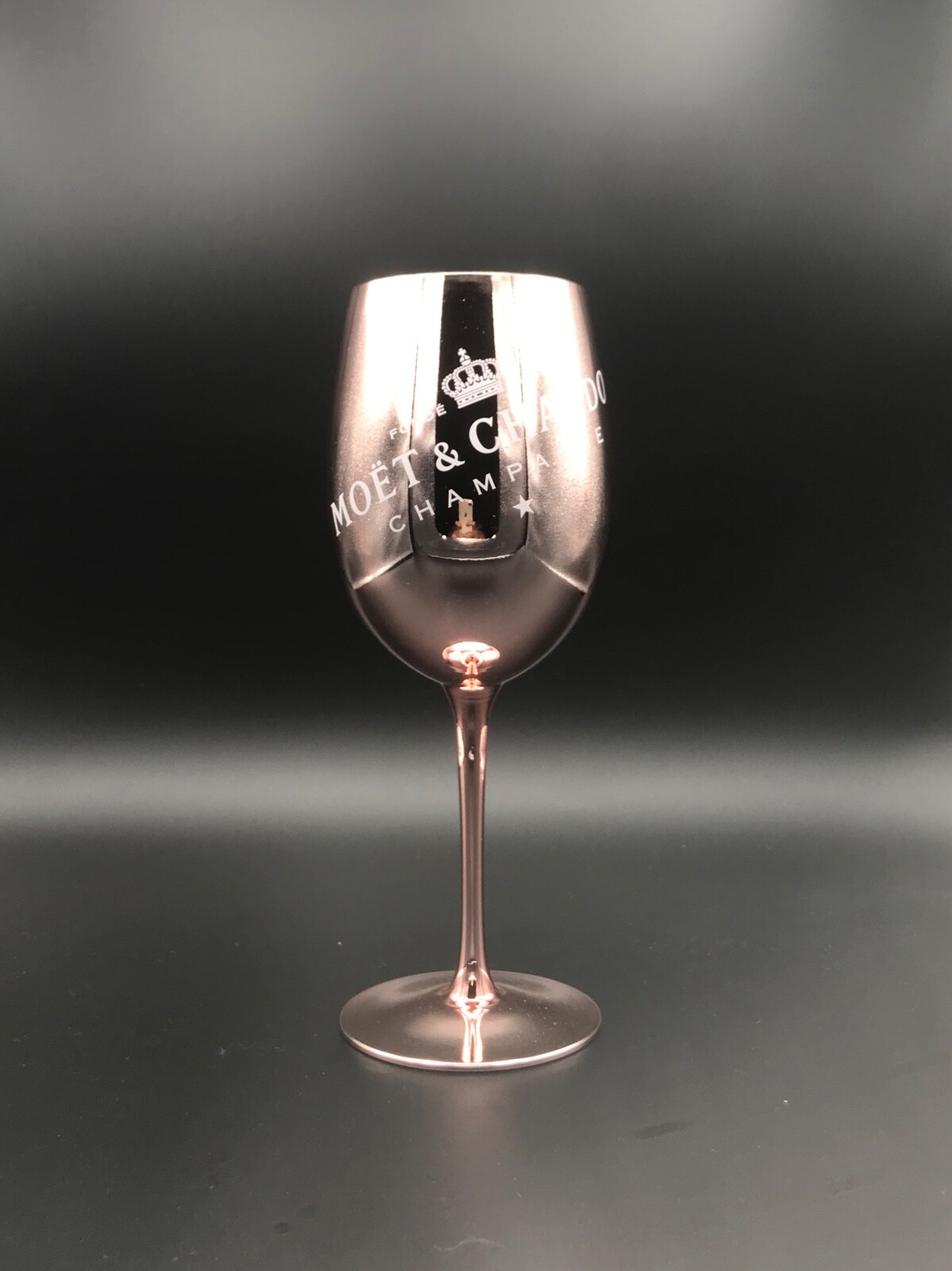Moet & Chandon Champagner Glas Gläser Kupfer / Rose Gold NEU OVP