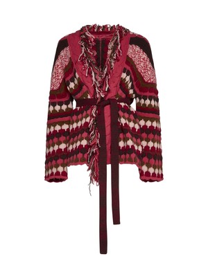 Pre-owned Semicouture Cardigan In Jacquard 1
