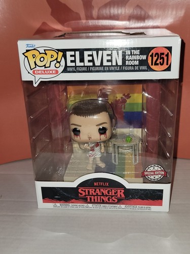 ファンコ POP！】 ストレンジャーシングスELEVENイレブン #1251 Amazon.com: Funko POP! Deluxe: Stranger Things - Eleven in