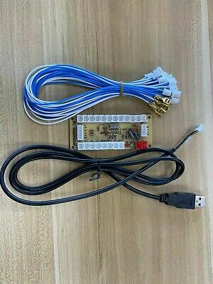 Zero Delay Arcade USB Encoder PC to Joystick Button DIY Kit For MAME 4.8MM Kit