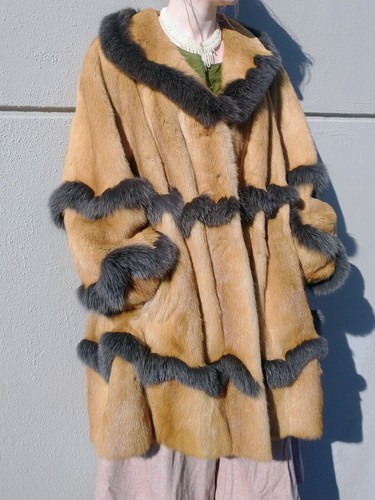 美品 人気色　CLANE VOLUME ECO FUR COAT ブラウン CLANE - ノーカラー ボリューム エコファーコート - NO COLLAR