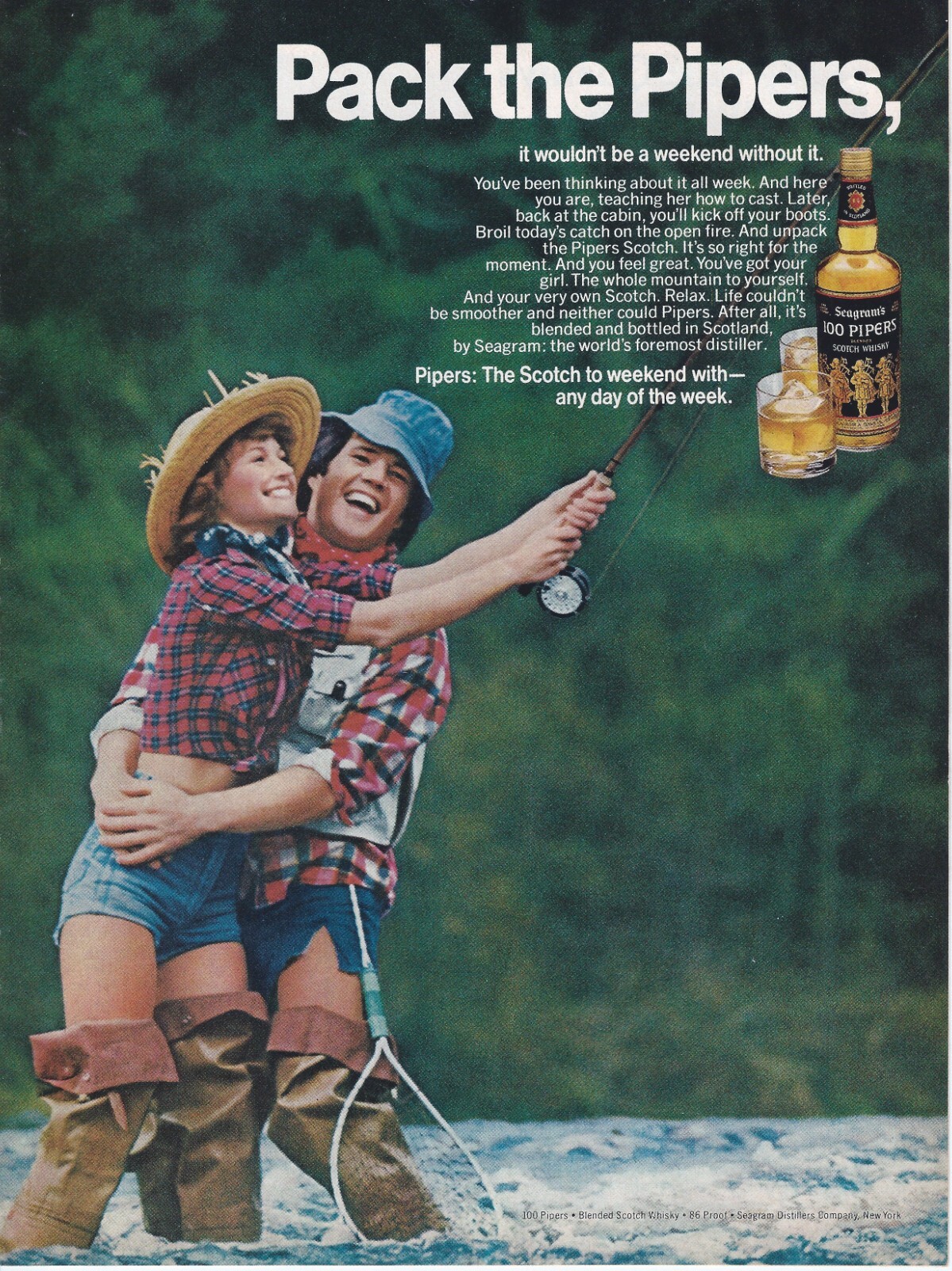 Пару постеров старой рекламы алкоголя. Шотландско-индийский виски 100 Pipers История,Алкоголь,Крепкие напитки,Реклама