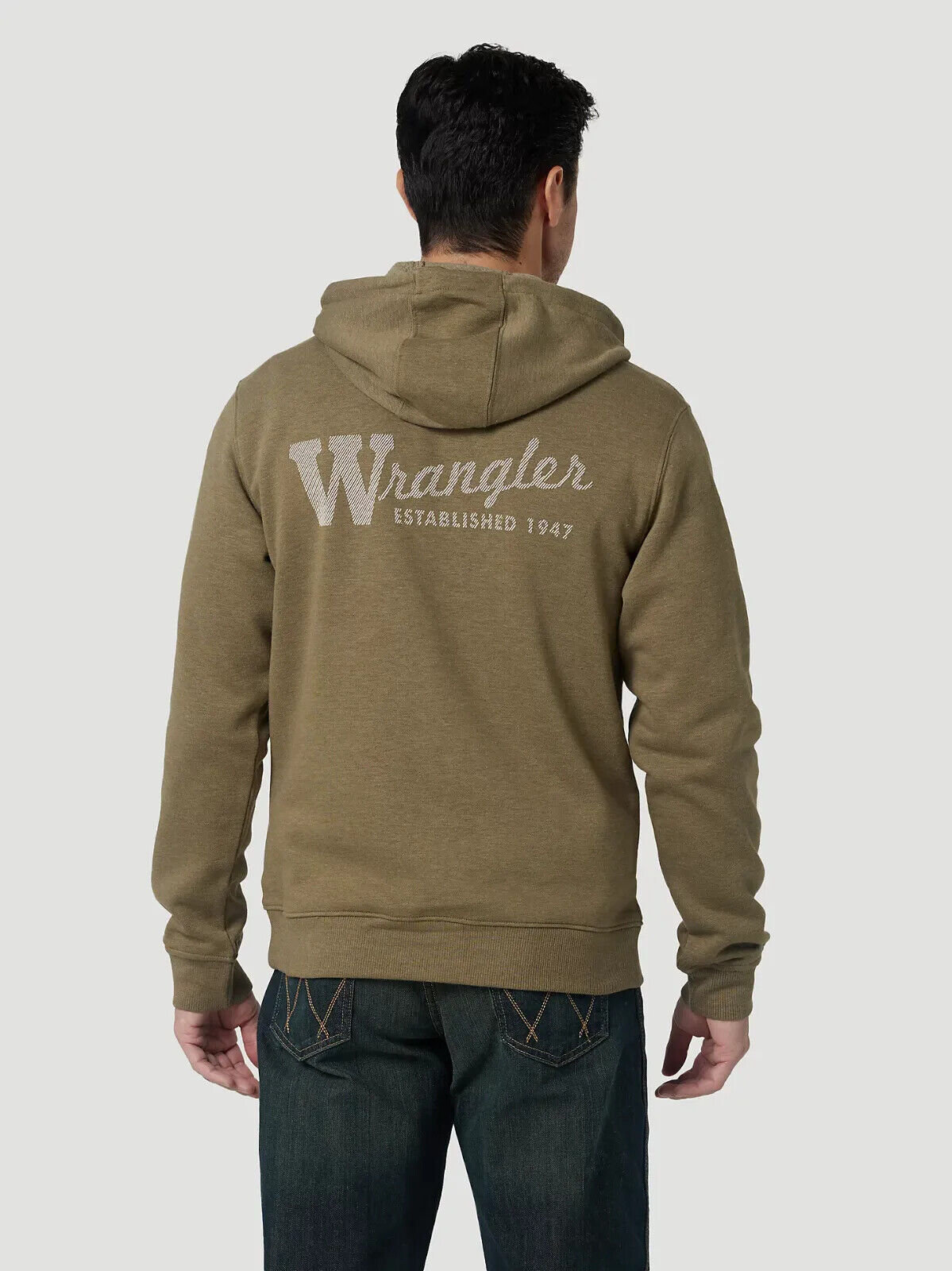 Wrangler 1947 Logo Full Zip Hoodie Wrangler 1947 Logo Full Zip Hoodie
