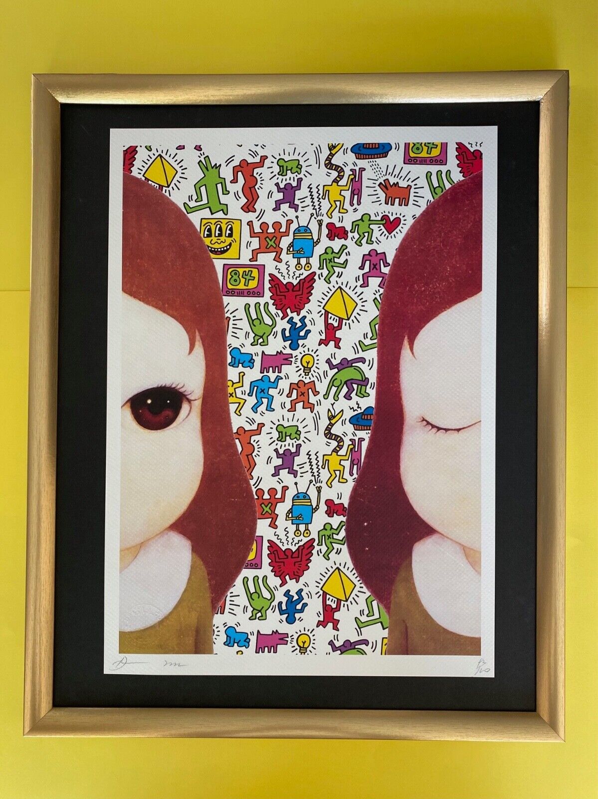 🔥 Death NYC Large Framed 16x20in Pop Art Original COA Theme