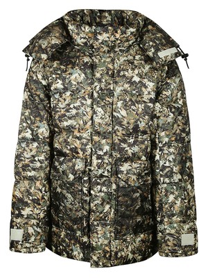 Pre-owned The North Face M 73 Parka In Misty Sage Falln Lvs Pt