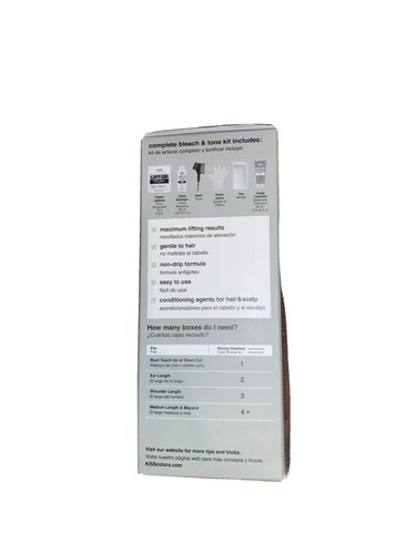 ￼ Kiss Lift Up Complete Bleach And Tone Kit￼ - ICE - New In Box