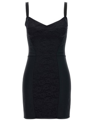 Pre-owned Dolce & Gabbana Mini Dress In Black