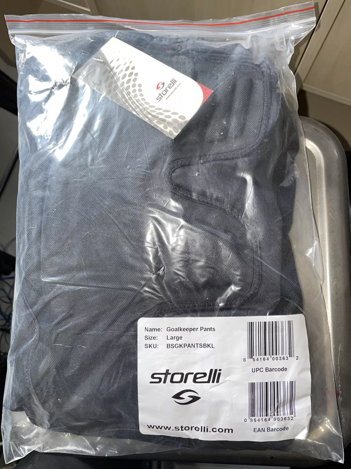 Soccer Shorts - Storelli Padded Goal Keeper Pants - Knee Length - Large