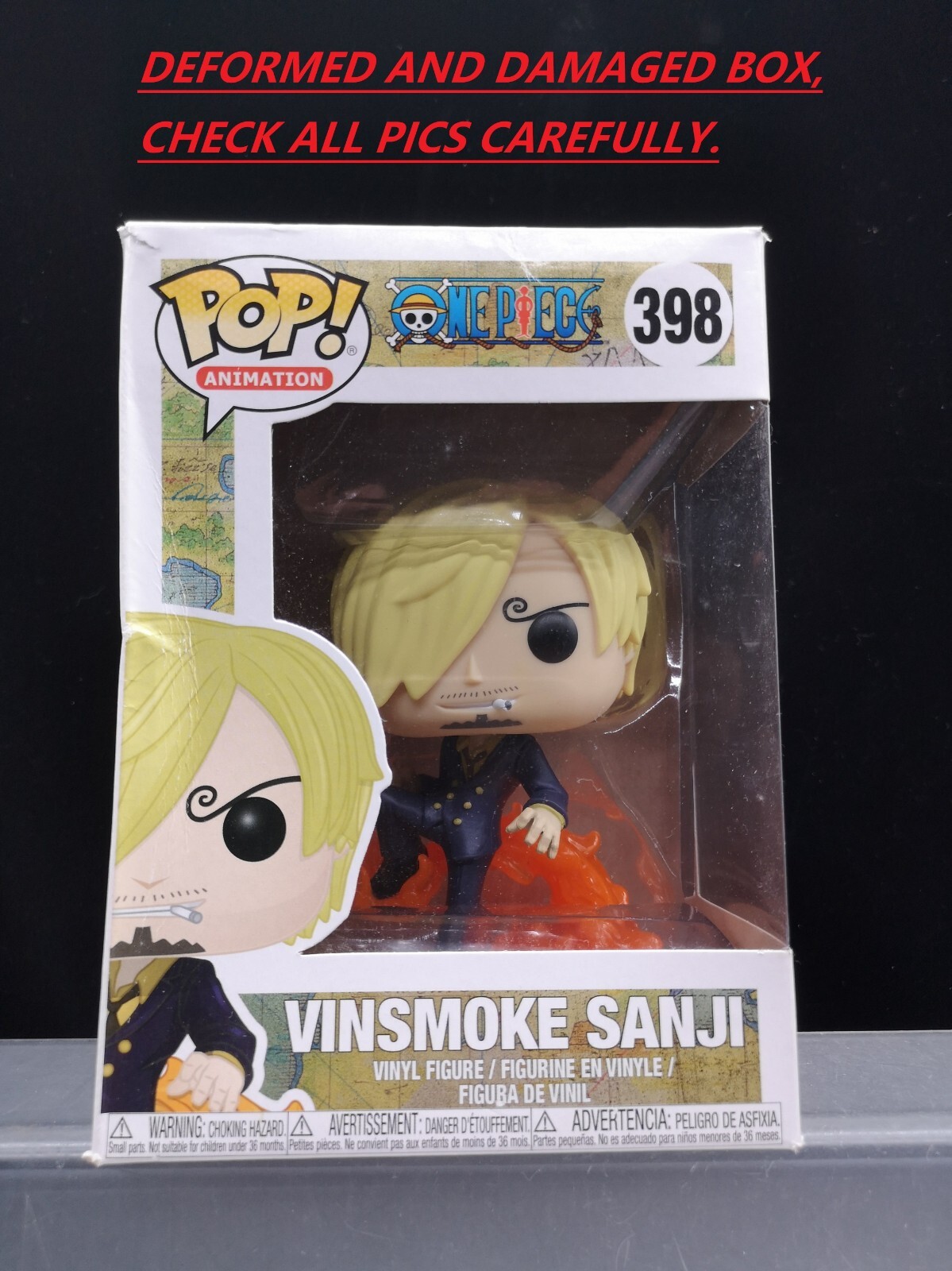 Genuine Funko Pop! Animation One Piece Vinsmoke Sanji #398